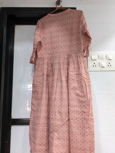 Pretty Pink Printed Kurta