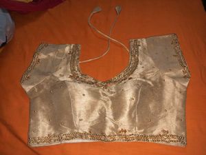 Embellished Silk Blouse