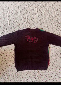 Kids Geometric Pattern Sweater
