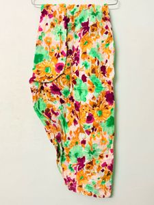 Vibrant Floral Kurta Set with Dupatta