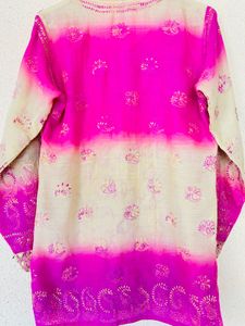 Beautiful Pink Ombre Kurta