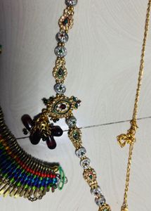 Ornate Kundan & Stone waist band