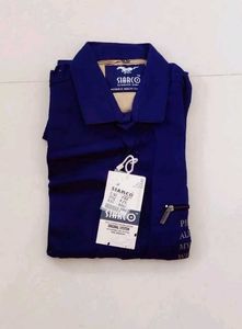 Men's Royal Blue Casual Shirt
