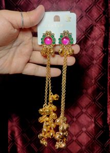 Kashmiri Elegant Dangle Earrings ✨