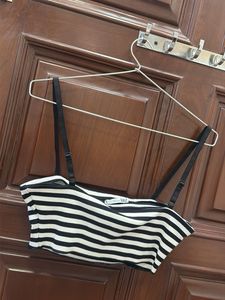 Chic Striped Crop Top