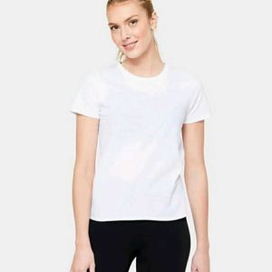 Classic White Crew Neck T-Shirt