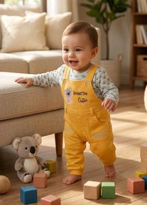 Cute Koala Overalls & Top Set