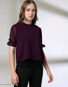FIG Elegant Ruffled Top