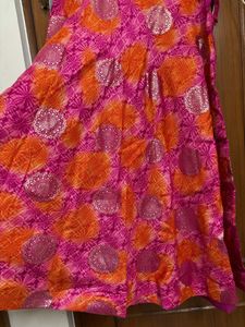 🆕Vibrant Pink &amp; Orange Ethnic Skirt/Lehnga