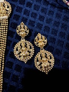 Lakshmi Gold-Tone Necklace &amp; Earrings
