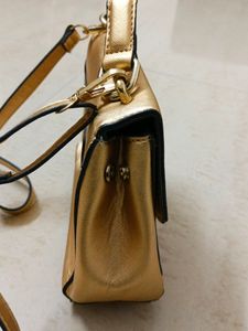 Golden Sling Bag | Gold Purse