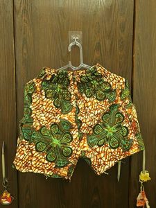 Vibrant African Print Shorts