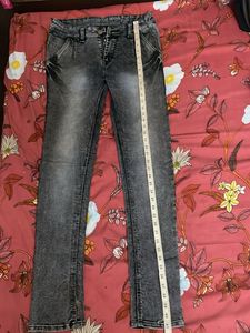 Stylish Acid Wash Denim Jeans