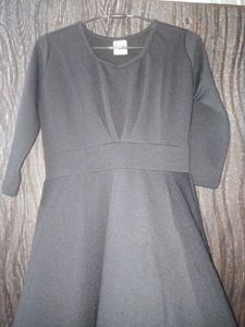 Classic Black A-Line Dress
