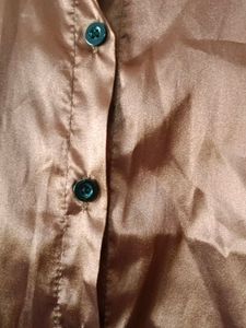 S Size  Satin Shirt