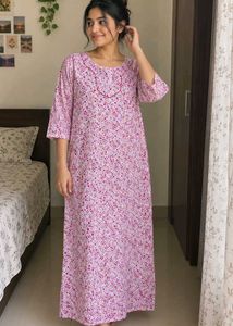 Floral Print Nightgown