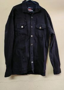 Black Denim Jacket For Men