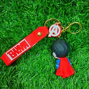 Imported Premium Quality 3D Superman Keychain
