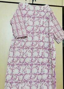Lilac Floral Kurta