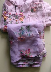 Levender Colour Kurta Set..