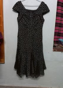 Chic Polka Dot Midi Dress