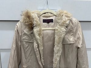 Women’s cream parka jacket