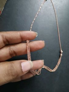 GIVA Rhodium Plated Sterling Silver Necklace