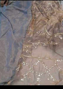 Fancy Work Saree