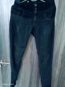 Black High Waist Jeans