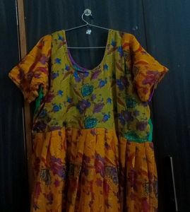 Vibrant Floral Ethnic Gown