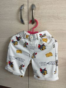 Adorable Tom & Jerry Print Shorts