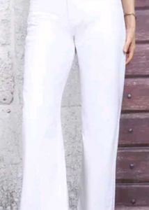 Classic White Flare Pants