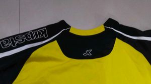 Kipsta Yellow &amp; Black T-Shirt