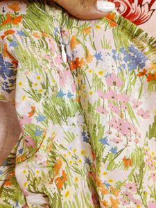 Floral Ruched Midi date Dress