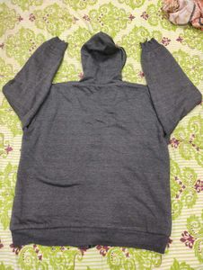 Men's Grey Zip-Up Hoodie