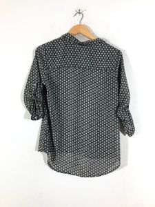 Black Printed Shirt (Women’s)