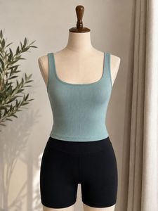 Ribbed Crop Tank Top