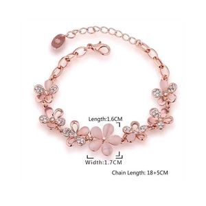 Floral Rose Gold Bracelet