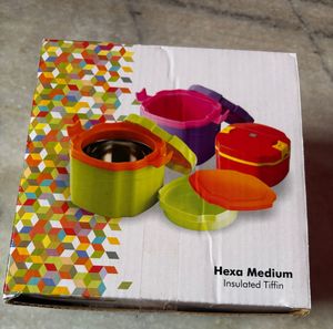 Hexa Medium Insulated Tiffin Box Set
