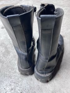 Chic Black Combat Boots