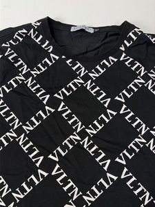 Black VLTN All Over Print T-Shirt