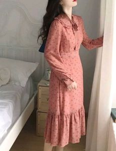 Chic Floral Print Midi Dress