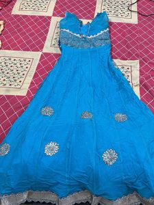 Sky Blue Beautiful Gown