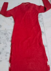 Red Knit Dress