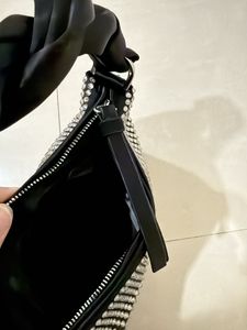 zara Sparkling Rhinestone Shoulder Bag