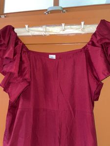 Stylish Red Jumpsuit
