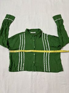 Mango Green Cotton Co-Ord Set