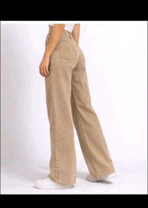 High-Waisted Wide Leg Jeans