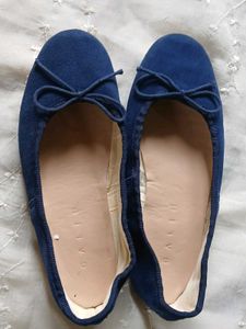 GALIN Deep Royal Blue Ballet Flats