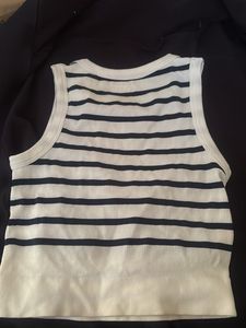 Striped Ribbed Tank Top